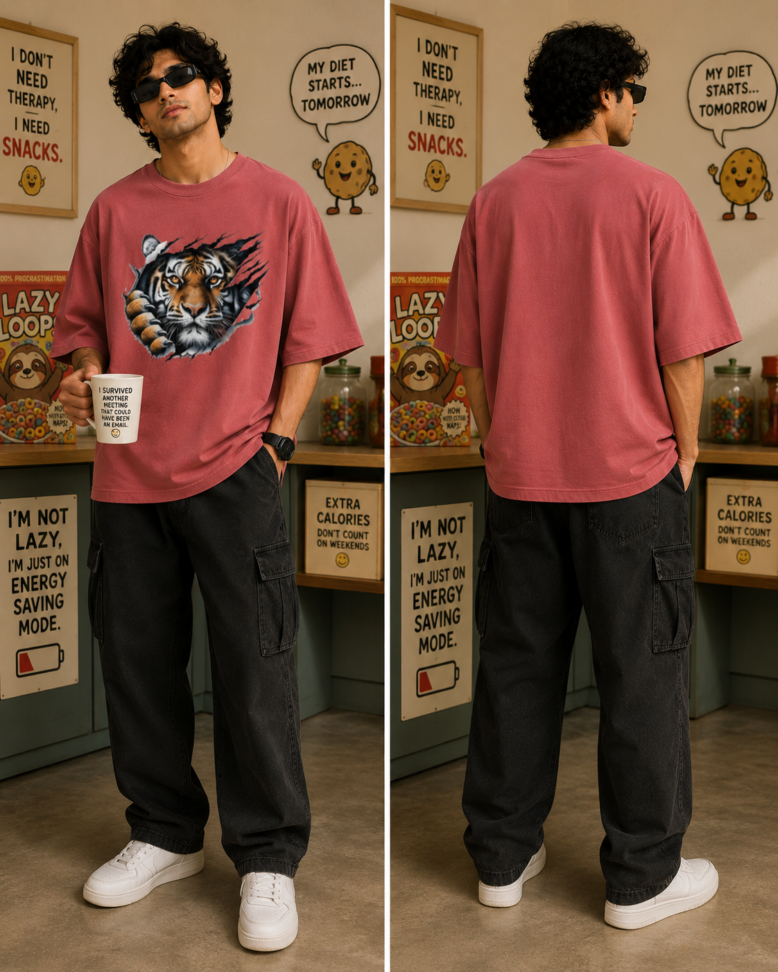 Unisex Oversized Classic T-Shirt Thodacrazyclub