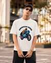 American Rider Vintage Motorcycle T-Shirt |  Oversized 100% Cotton Unisex T-Shirt