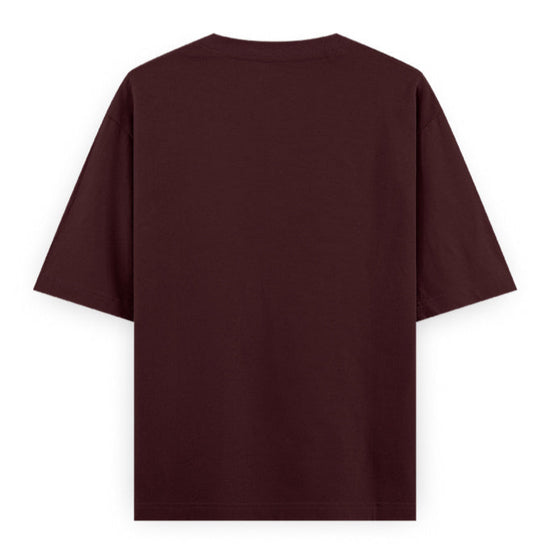 If You Want to Live a Healthy Body Do Regular Gym Graphic Unisex T-Shirt – Oversized 100% Cotton Fitness Workout Tee in Maroon