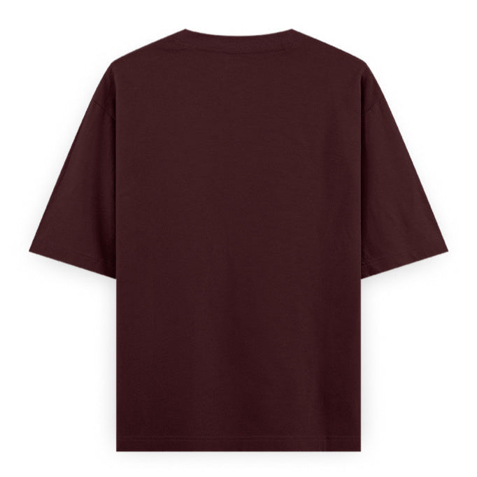 If You Want to Live a Healthy Body Do Regular Gym Graphic Unisex T-Shirt – Oversized 100% Cotton Fitness Workout Tee in Maroon