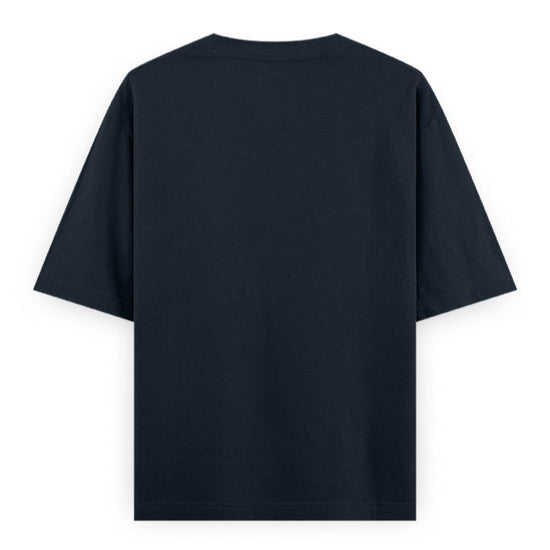 If You Want to Live a Healthy Body Do Regular Gym Graphic Unisex T-Shirt – Oversized 100% Cotton Fitness Workout Tee in Navy Blue