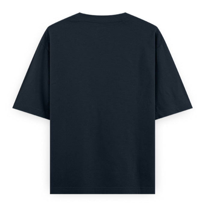 If You Want to Live a Healthy Body Do Regular Gym Graphic Unisex T-Shirt – Oversized 100% Cotton Fitness Workout Tee in Navy Blue