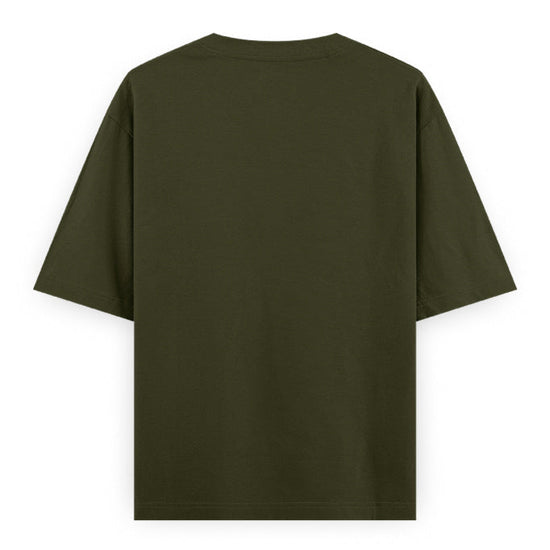 Muscle Soreness Is the New Hangover Fitness Graphic Unisex T-Shirt – Oversized 100% Cotton Workout Tee in Olive Green