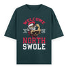 North_Swole_Santa_Graphic_Unisex_T-Shirt_Oversized_100_Cotton_Classic_Tee_in_Petrol Blue
