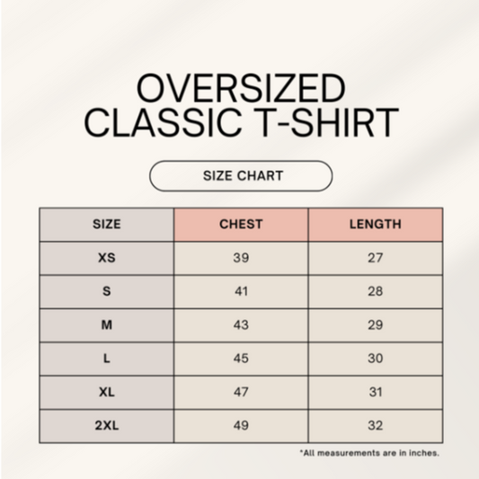 Unisex Oversized Classic T-Shirt