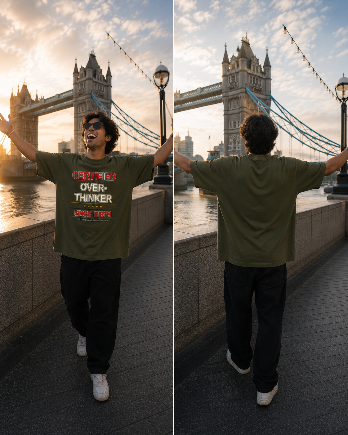 Unisex Oversized Classic T-Shirt Thodacrazyclub 