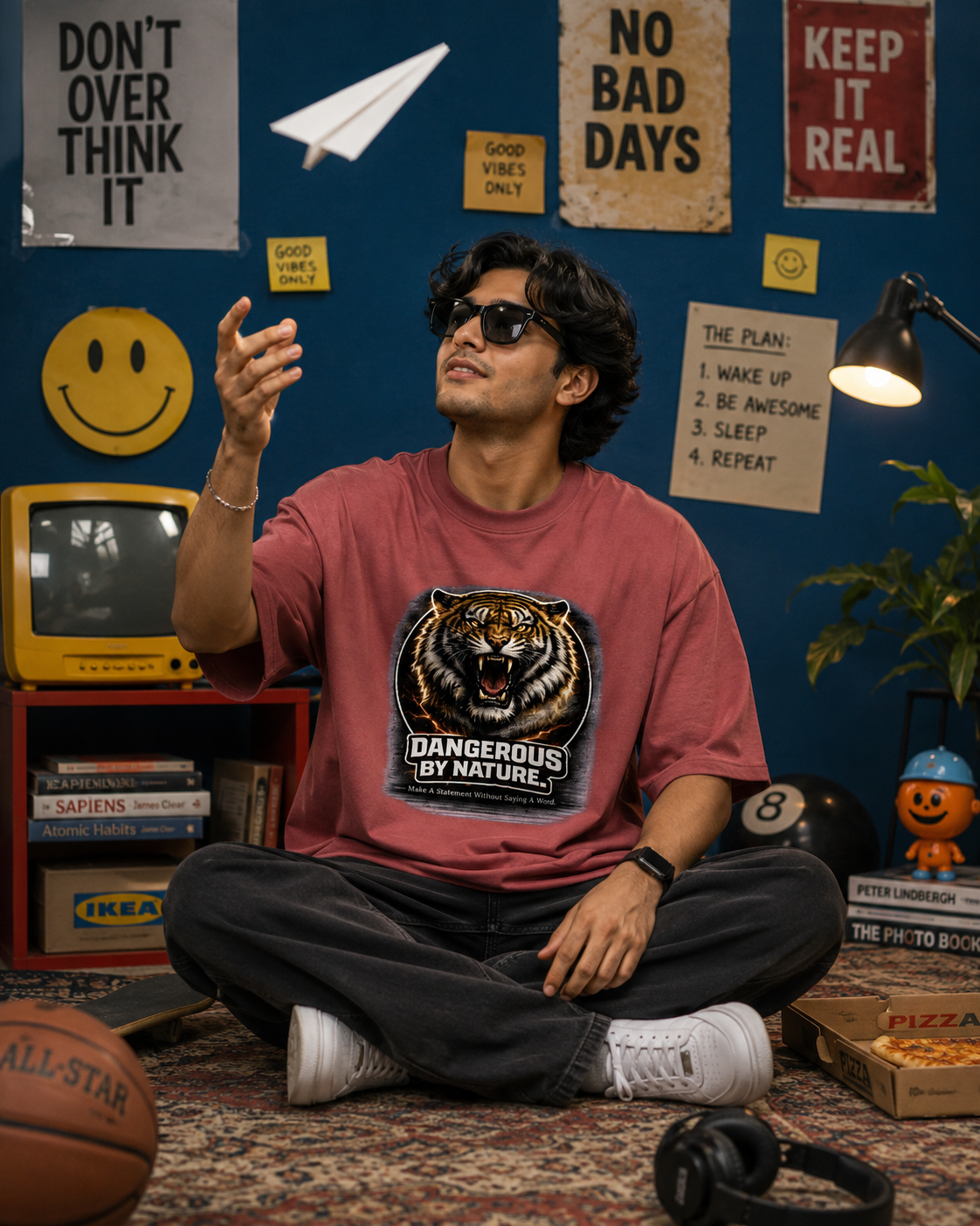 Unisex Oversized Classic T-Shirt Thodacrazyclub 