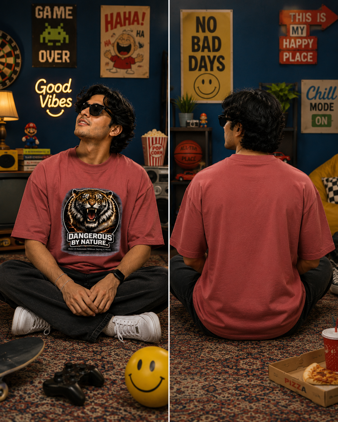 Unisex Oversized Classic T-Shirt Thodacrazyclub 