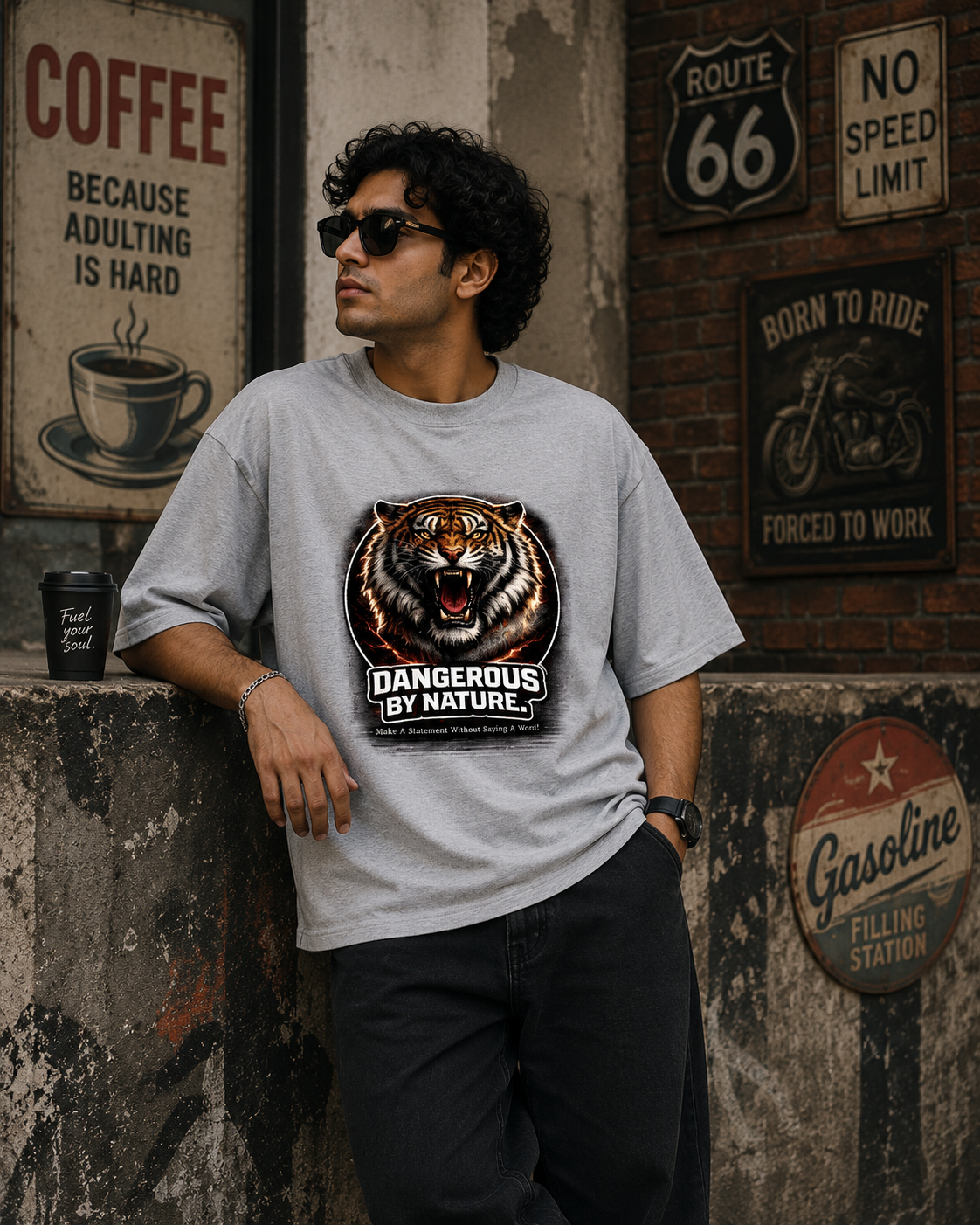 Unisex Oversized Classic T-Shirt Thodacrazyclub 