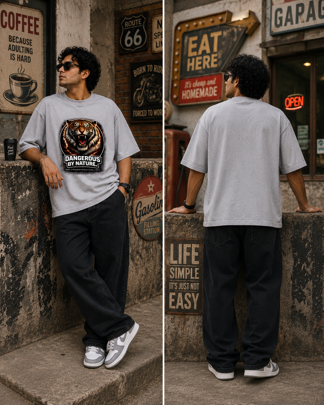 Unisex Oversized Classic T-Shirt Thodacrazyclub 