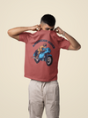 American Rider Vintage Motorcycle T-Shirt |  Oversized 100% Cotton Unisex T-Shirt