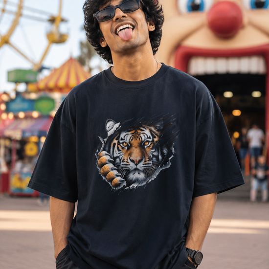 Kantara T-Shirt |  Oversized 100% Cotton Unisex T-Shirt Qikink 
