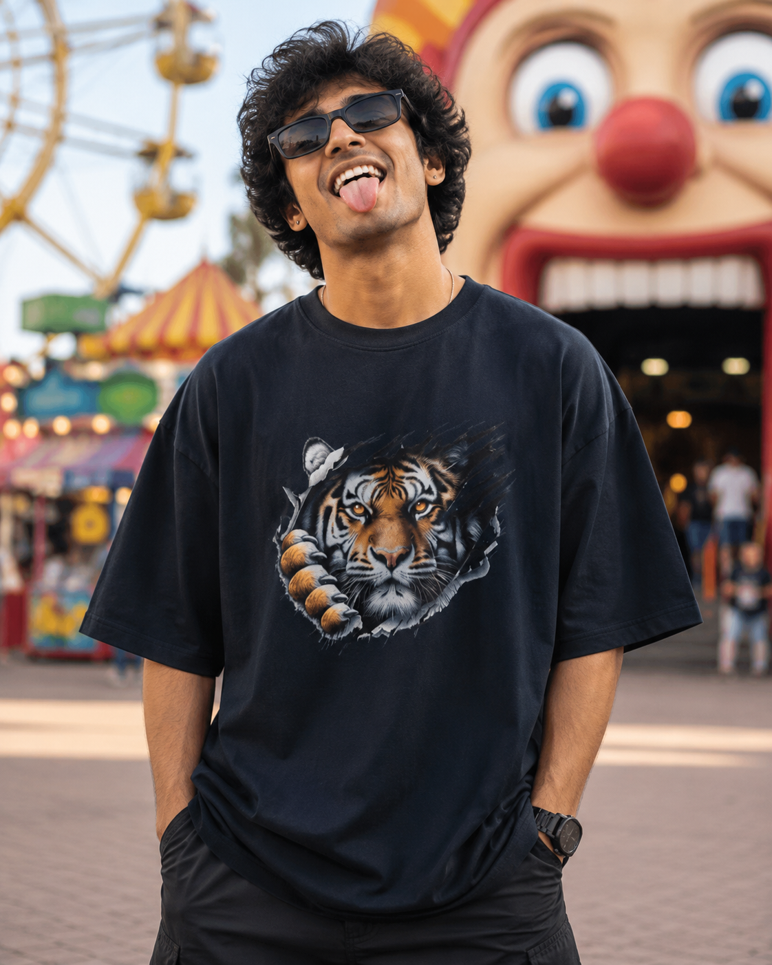 Kantara T-Shirt |  Oversized 100% Cotton Unisex T-Shirt Qikink 