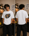 Tiger Claw 3D Graphic Unisex Oversized Cotton T Shirt Thodacrazyclub